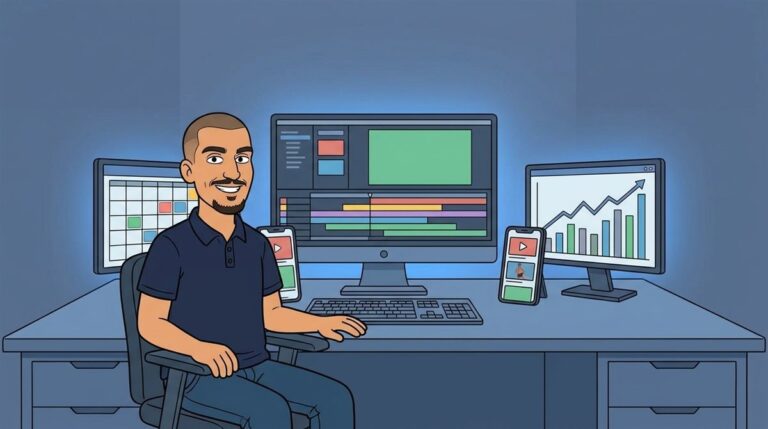 Full Content System monthly package: long-form editing plus Shorts repurposing